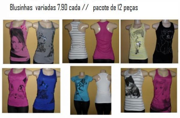 Blusinhas Modinha Varios Modelos