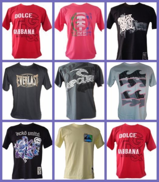 Kit Camisetas Várias Marcas
